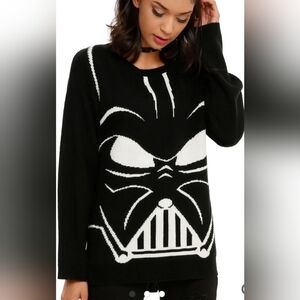 Darth Vader Acrylic Knit Sweater Small